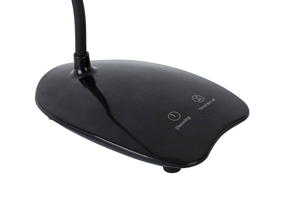 Nolo Tischleuchte Elena schwarz Kunststoff B/H/L: ca. 8,5x47x18 cm