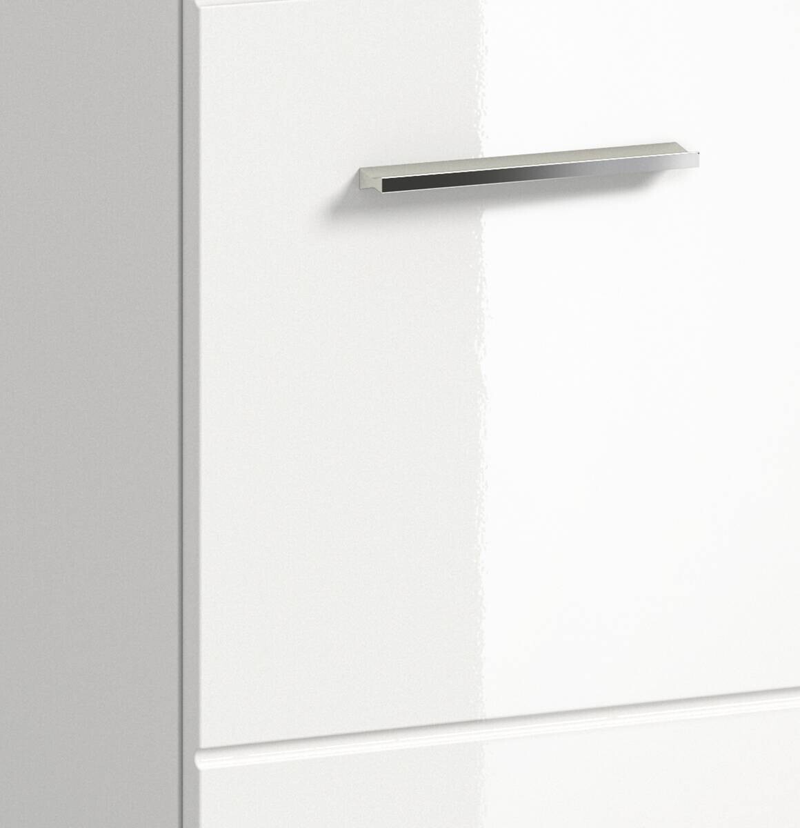 Badhochschrank ICE weiß weiß Hochglanz B/H/T: ca. 30x110x30 cm