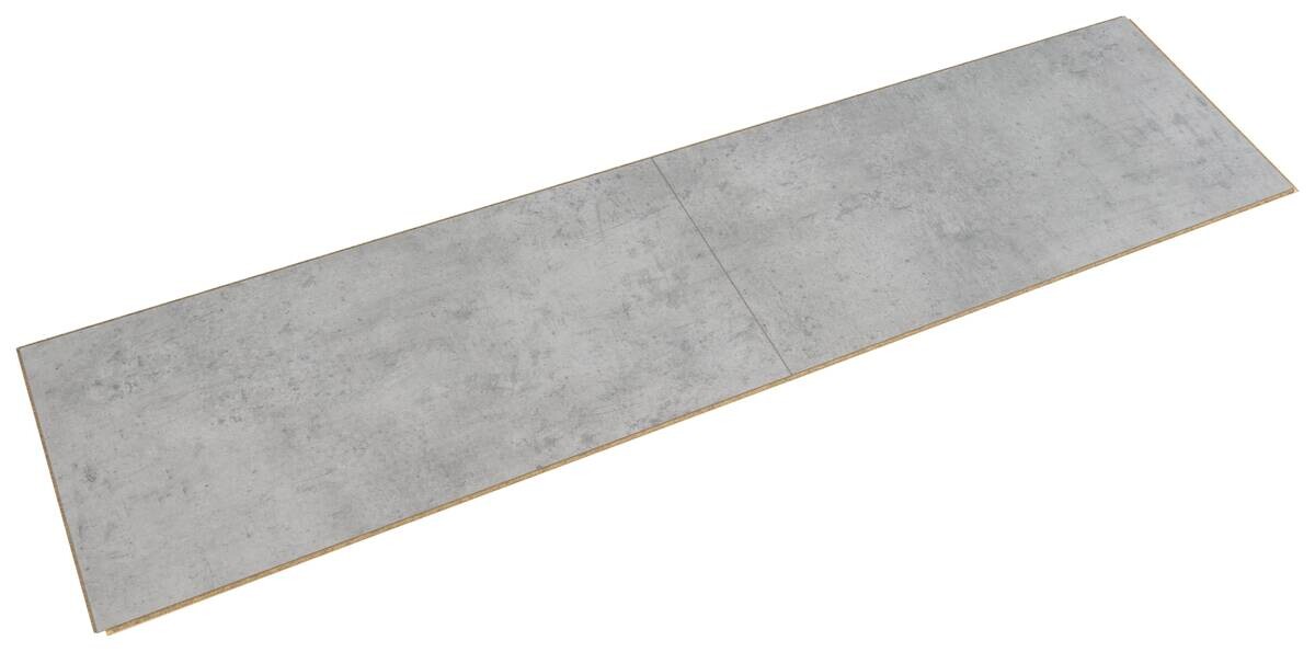 Laminatboden Fliese grau ca. 2,5349m² im Paket B/L: ca. 34x130,5 cm pro Paket