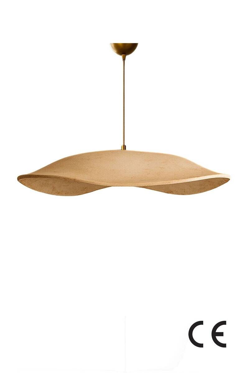 Opviq Pendelleuchte gold Metall B/H/T/L/D: ca. 58x60x58x58x58 cm E27 1 Brennstellen