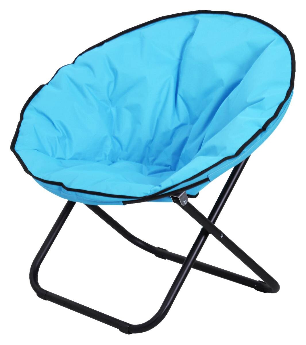 Outsunny Campingstuhl blau Kunststoff B/H/L: ca. 80x75x80 cm