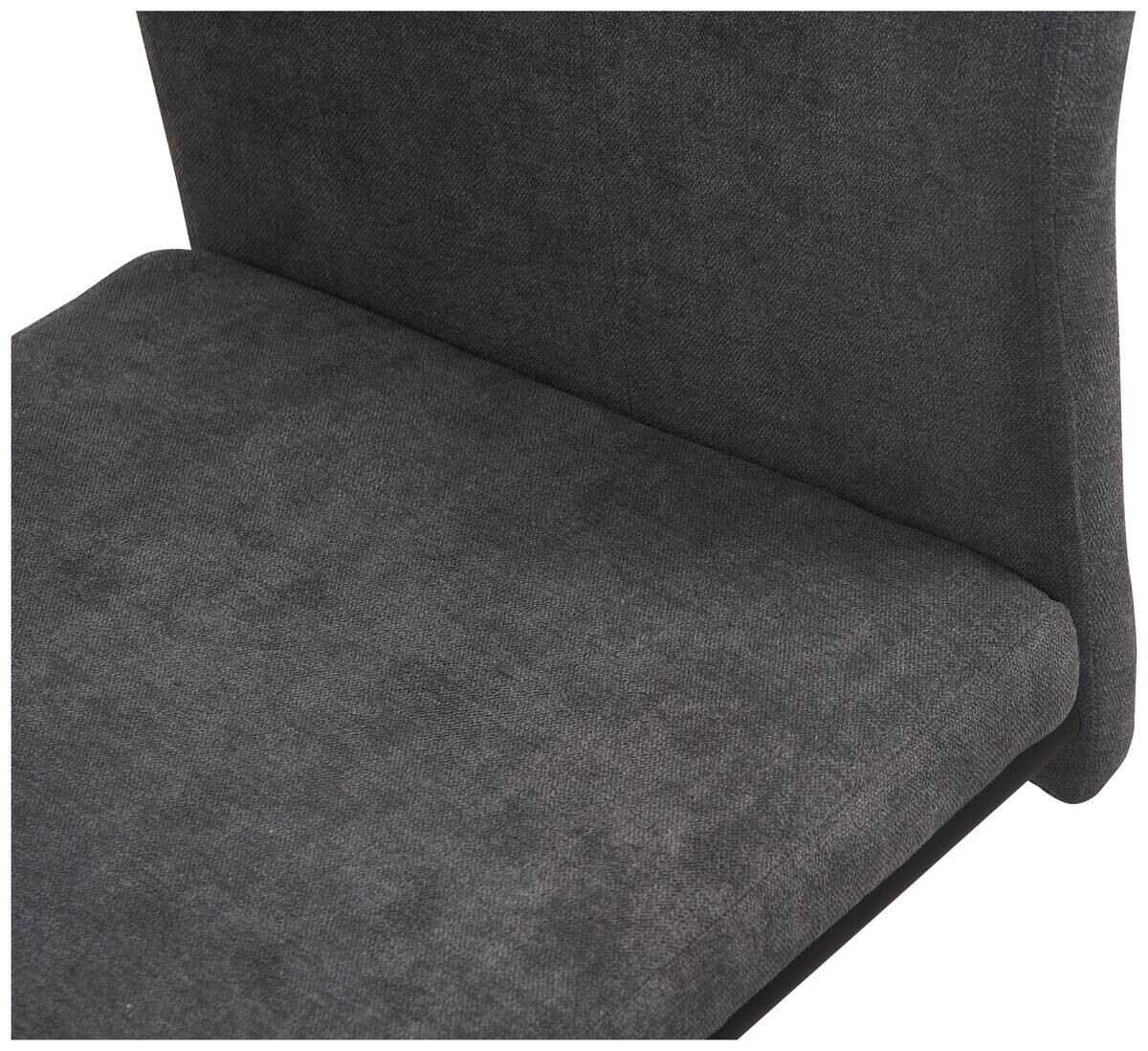 Schwingstuhl Noemi grau Microfaser B/H/T: ca. 44x96x57 cm