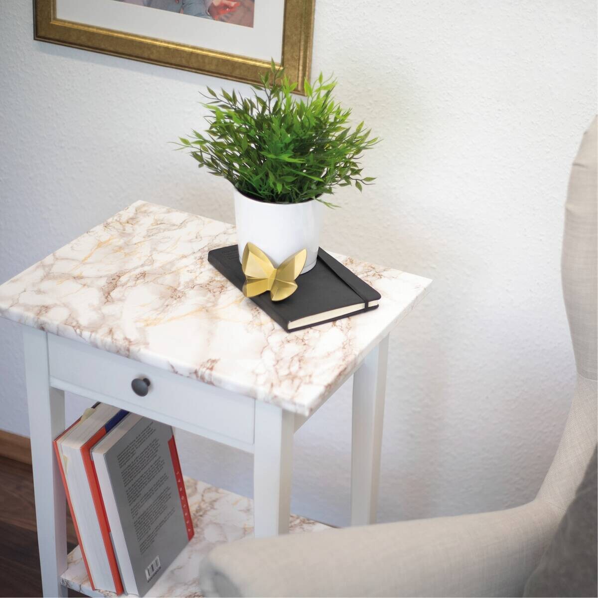 d-c-fix Dekofolie Marmoroptik braun weiß B/L: ca. 45x200 cm