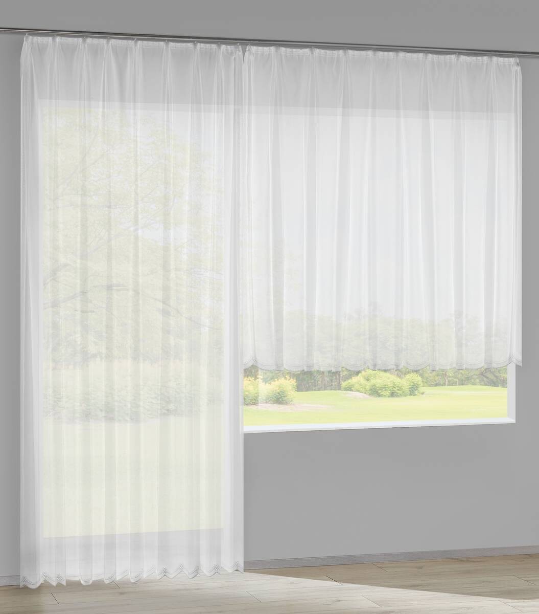 POCOline Fertigstore Mara weiß B/L: ca. 300x245 cm