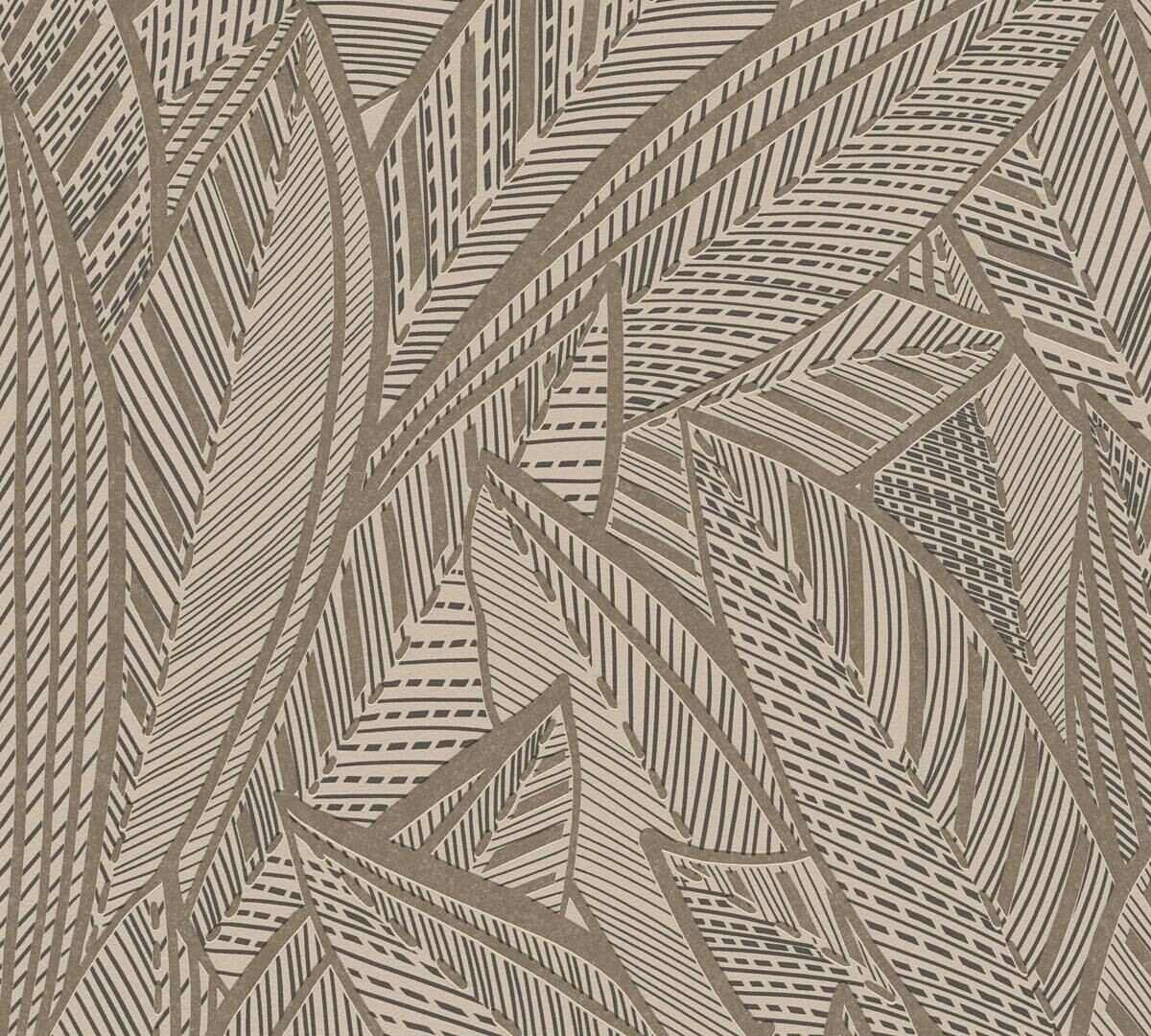A.S.Creation Vliestapete silber schwarz B/H/D: ca. 53x1005x9,7 cm