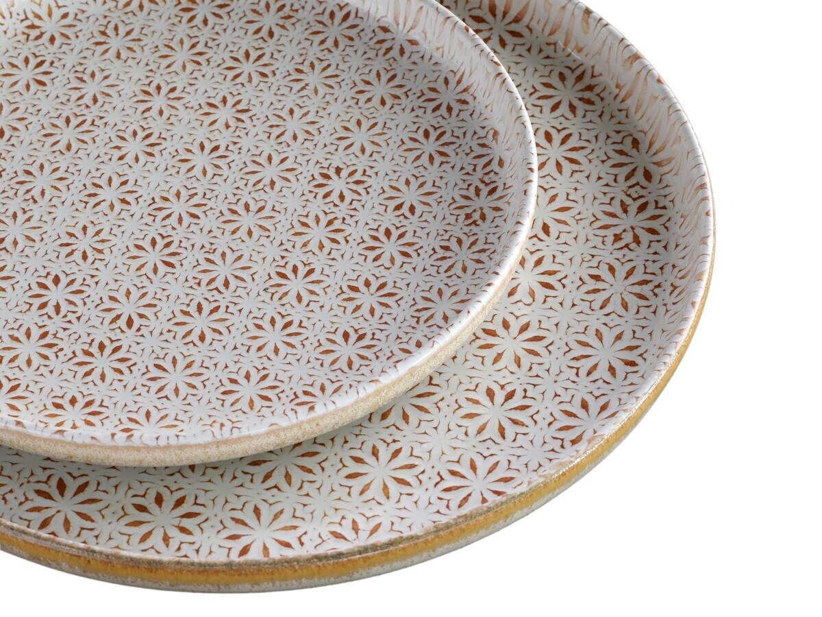 CreaTable Tafelservice Uno Emiliana rot Steinzeug 12 tlg.