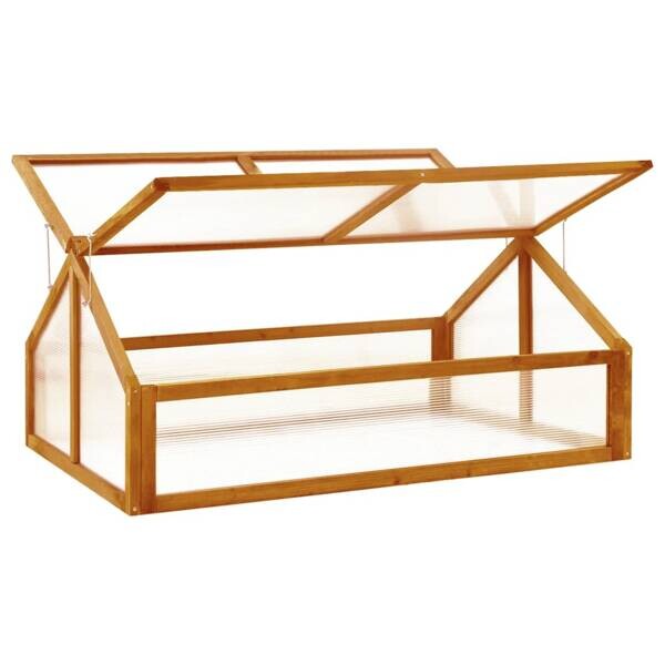Gewächshaus braun B/H/L: ca. 80x50x114 cm