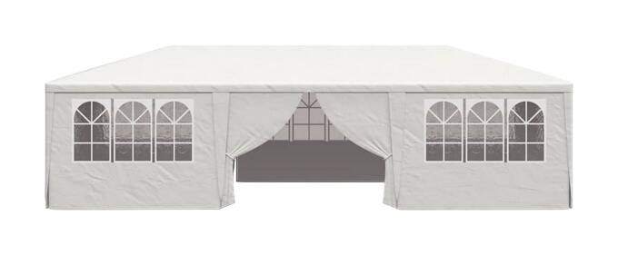 vidaXL Pavillon weiß Kunststoff B/H/L: ca. 900x275x400 cm