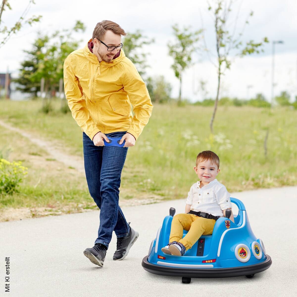 AIYAPLAY Kinder Autoscooter blau B/H/L: ca. 73x44x73 cm