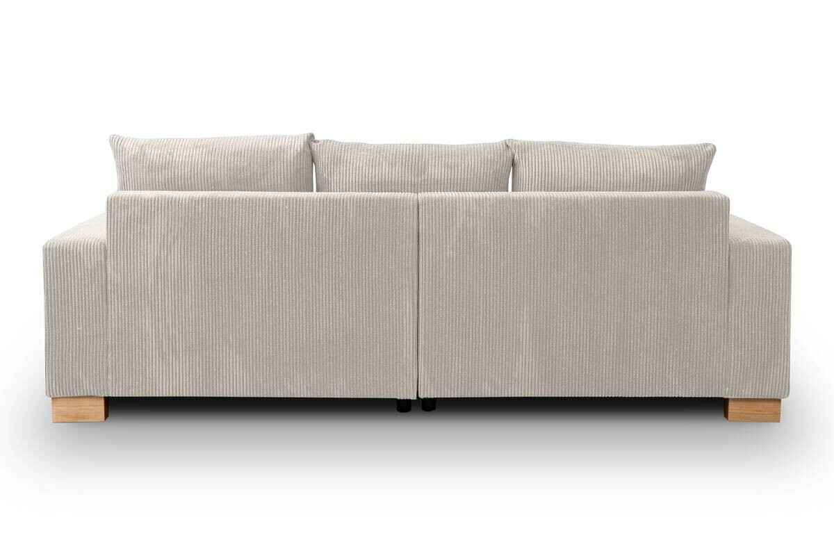 Big Sofa natur Microfaser B/H/T: ca. 248x80x114 cm