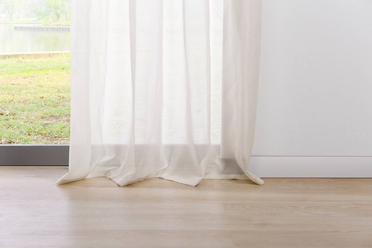 Ösenvorhang PURE ecru B/L: ca. 135x245 cm