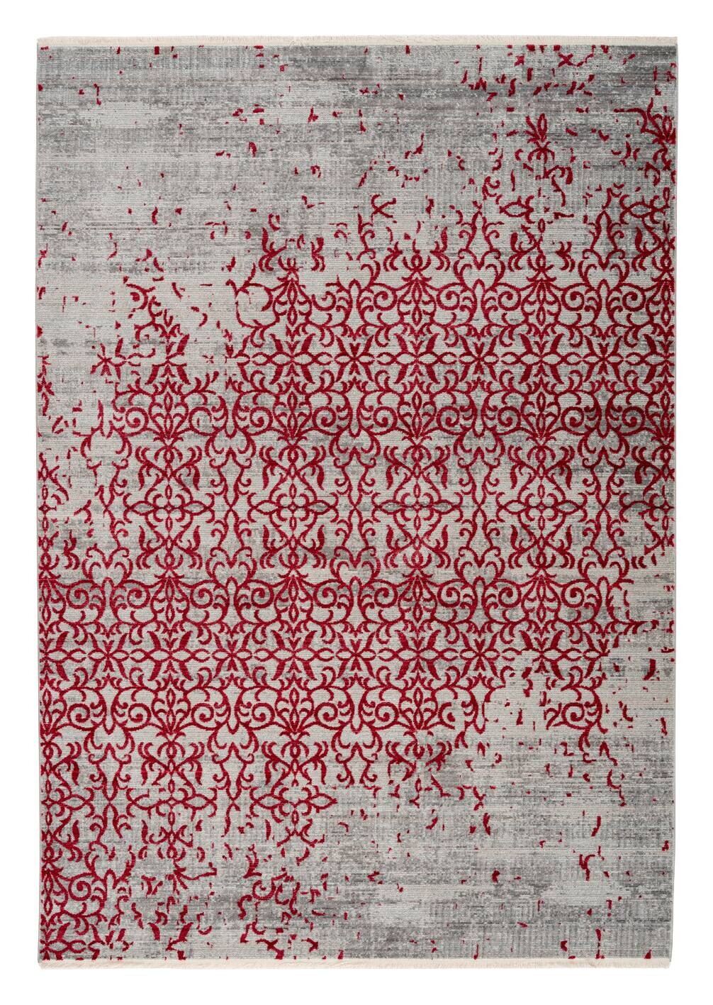 Arte Espina Kurzflorteppich Baroque 225 rot B/H/L: ca. 200x0,5x290 cm