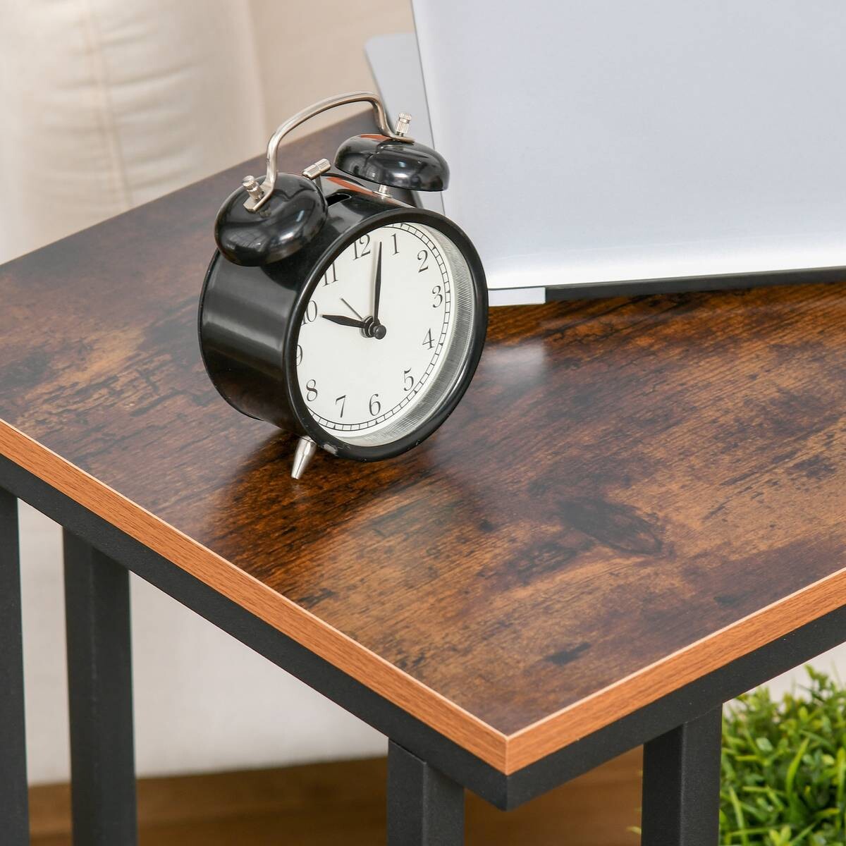 Beistelltisch 833-606 schwarz walnuss B/H/T: ca. 51x65x36 cm