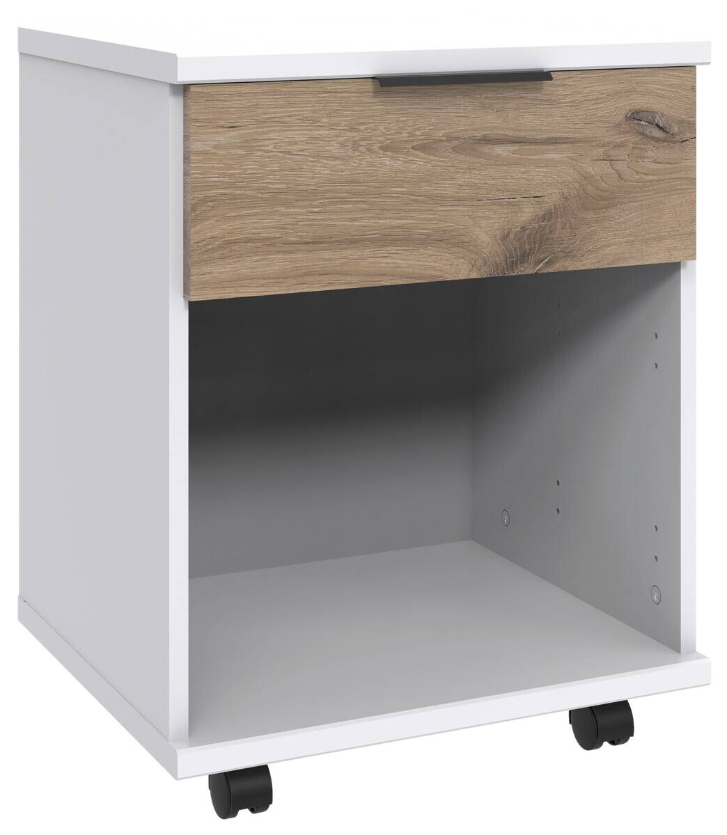 Rollcontainer Norderney weiß B/H/T: ca. 40x58x40 cm