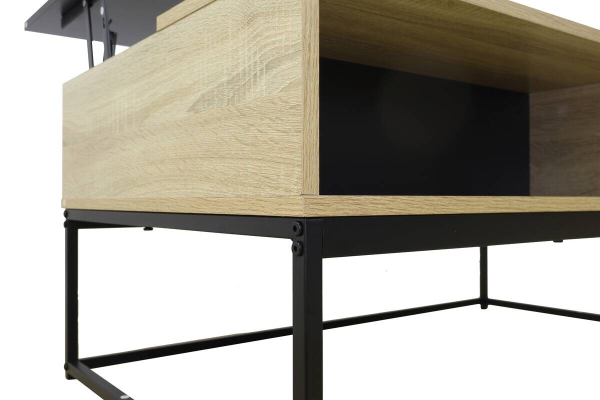 Couchtisch Eiche Nachbildung B/H/T: ca. 100x45,5x60 cm