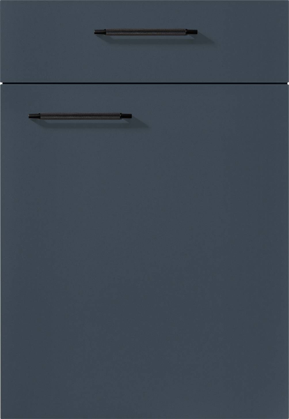 nobilia Doppelblock Easytouch Grafitschwarz Lacklaminat B/T: ca. 260x60 cm