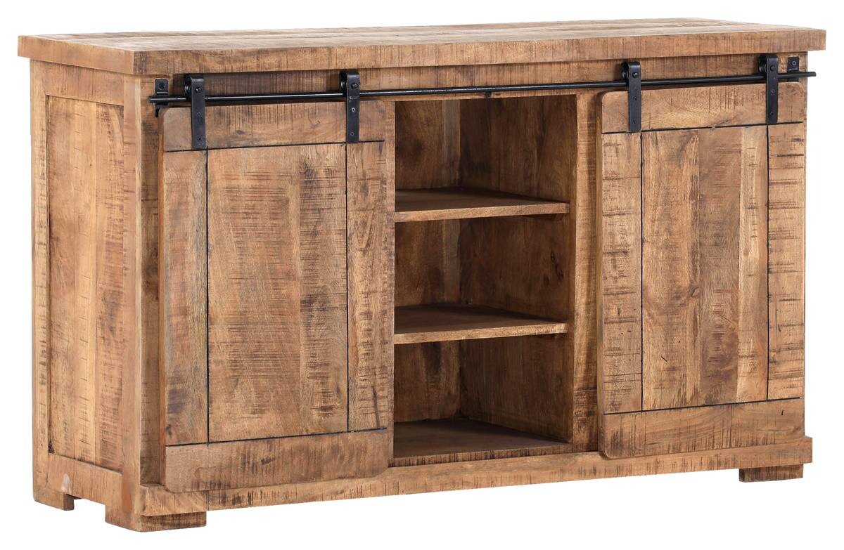 Sideboard Kongo sägerau natur B/H/T: ca. 145x85x47 cm