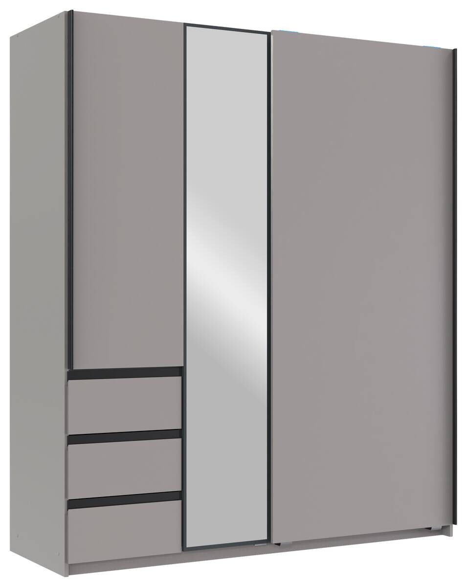 Schwebetürenschrank Stade Sahara grau B/H/T: ca. 168x198x63 cm
