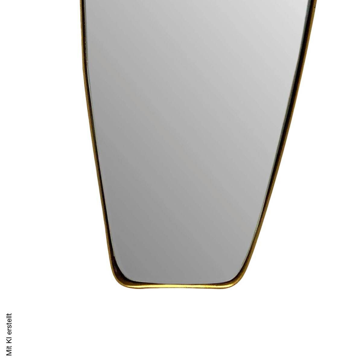 Wohnling Wandspiegel gold Metall B/H/T: ca. 33x90x2,5 cm