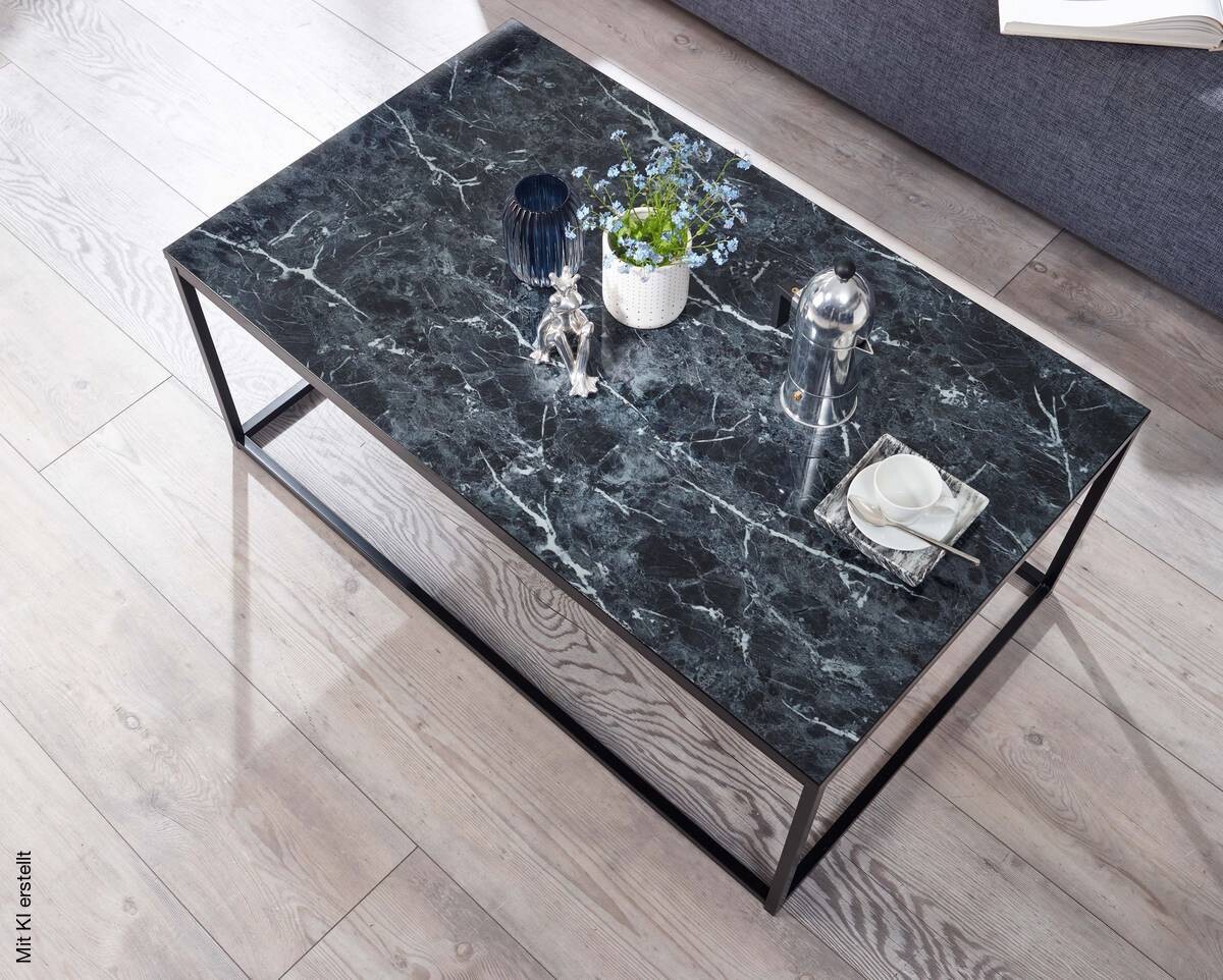 Couchtisch schwarz B/H/T: ca. 60x40x100 cm