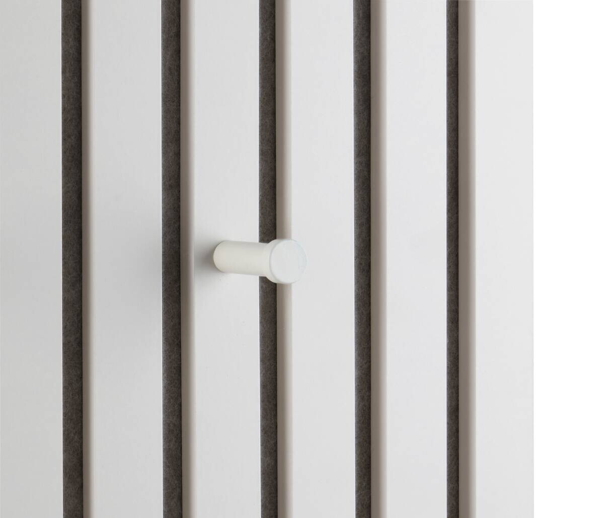 Wandpaneel Grace sand MDF Filz B/H/T: ca. 50x125x7 cm