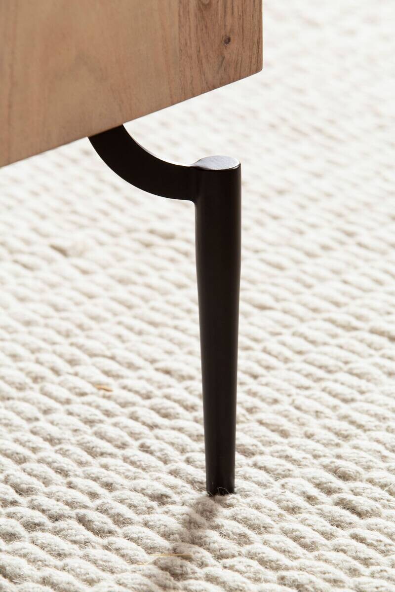 Wohnling Couchtisch Akazie B/H/T: ca. 60x40x60 cm