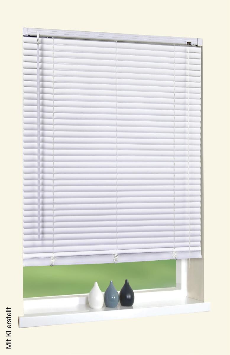 Sensation PVC-Jalousie weiß B/L: ca. 110x150 cm