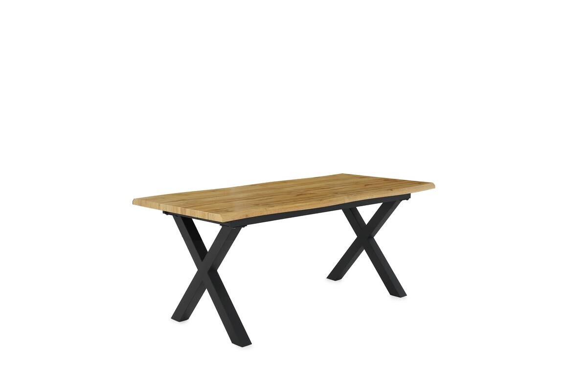 Esstisch Wildeiche Nachbildung B/H/T: ca. 180x77x90 cm