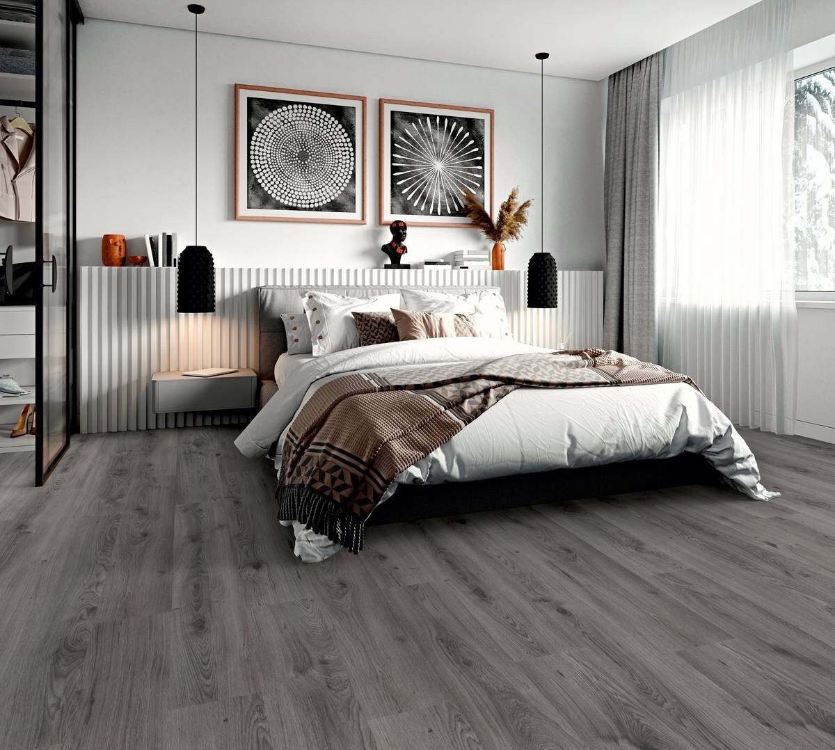 Laminatboden Millenium ca. 2,39 m² im Paket B/L: ca. 19,3x137,6 cm pro Paket