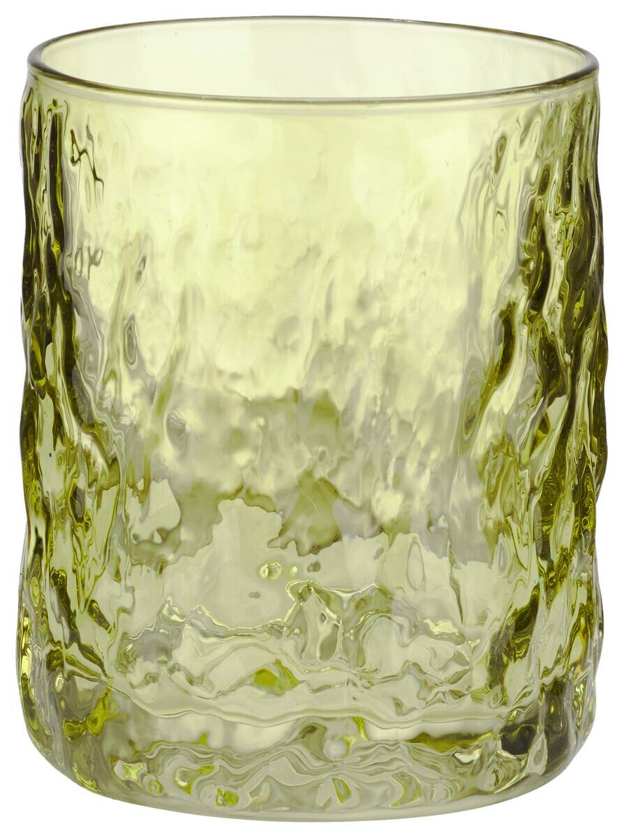 Windlicht braun Glas B/H/L: ca. 8x10x8 cm