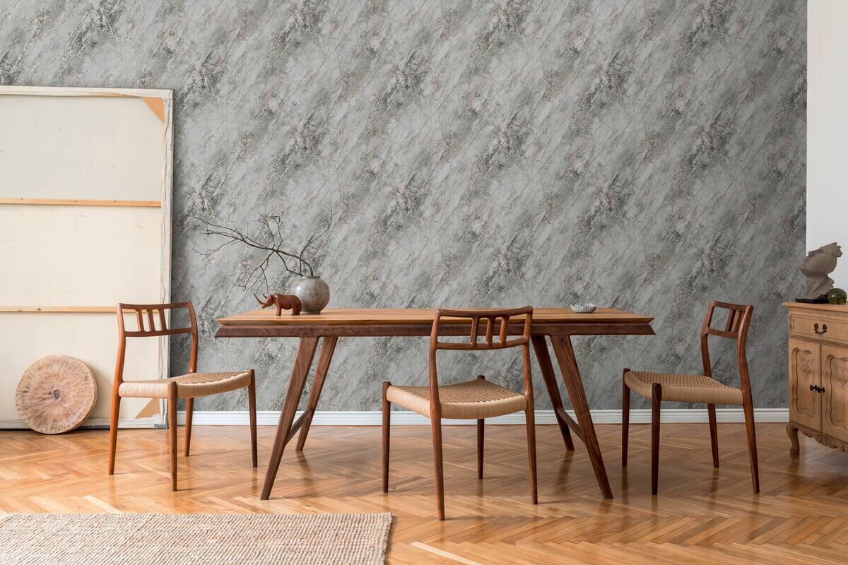 A.S.Creation Vliestapete schwarz grau gold B/H/D: ca. 53x1005x8,2 cm