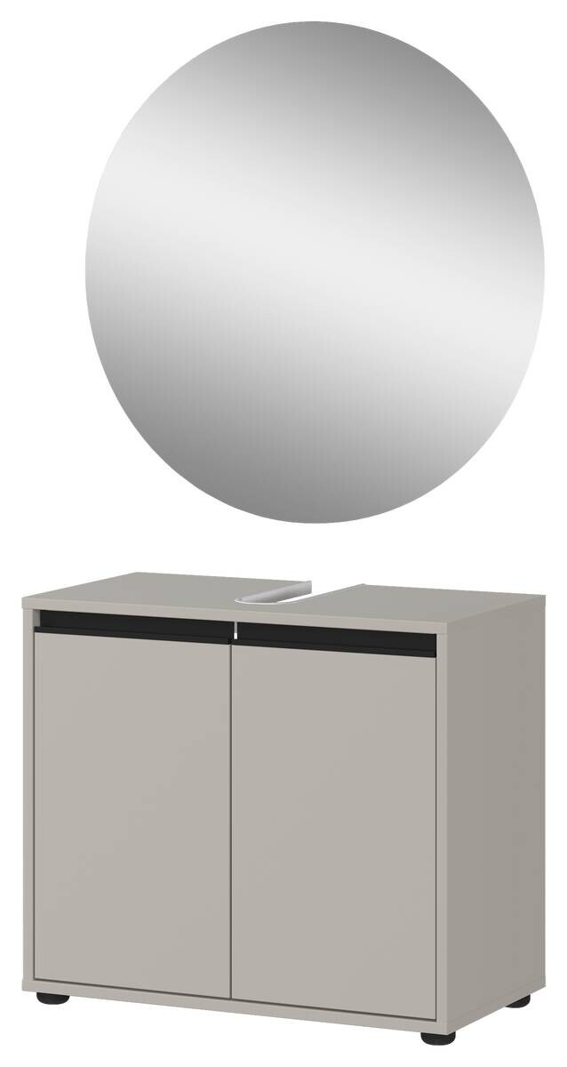 Badezimmer-Set 9941-186 steingrau B/H/T: ca. 60x200x34 cm