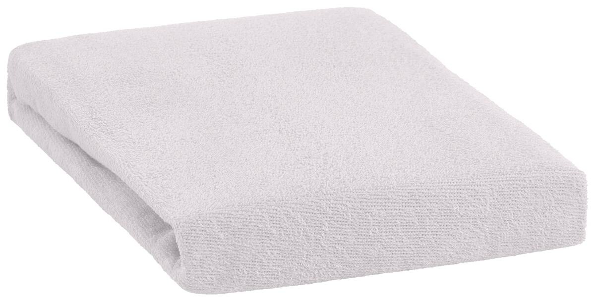 Frottee Spannbetttuch weiß 100% Baumwolle B/L: ca. 70x140 cm