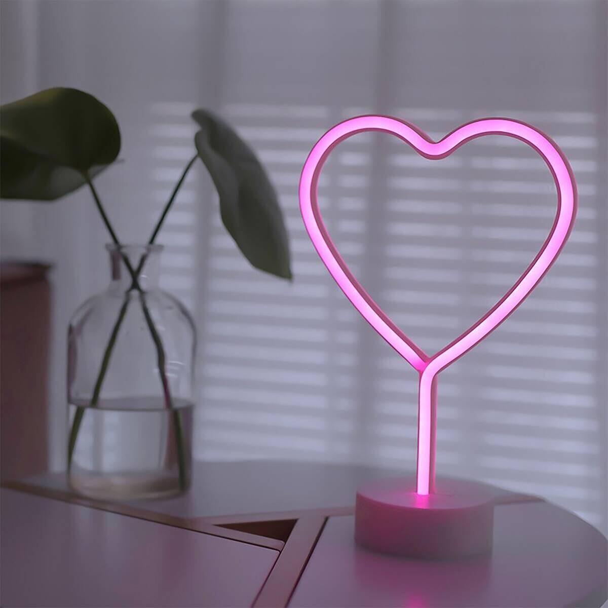 POCOline LED-Neon-Leuchte Herz B/L: ca. 20,8x29,5 cm