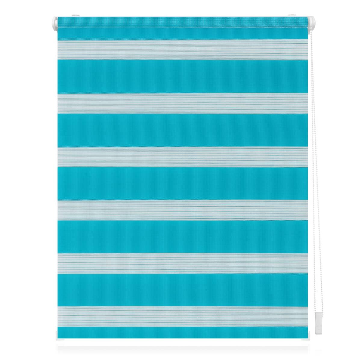 LICHTBLICK Doppelrollo Duo blau B/L: ca. 55x150 cm