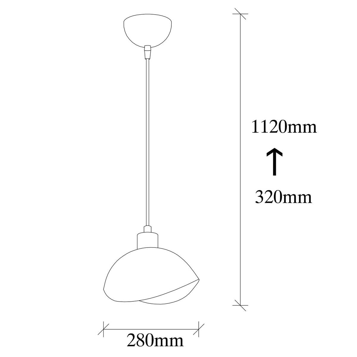 Opviq Pendelleuchte schwarz Metall B/H/T/L: ca. 28x112x15x28 cm E27 1 Brennstellen