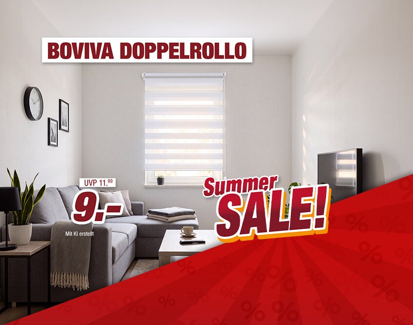 Unsere Werbe Highlights - Boviva Doppelrollo