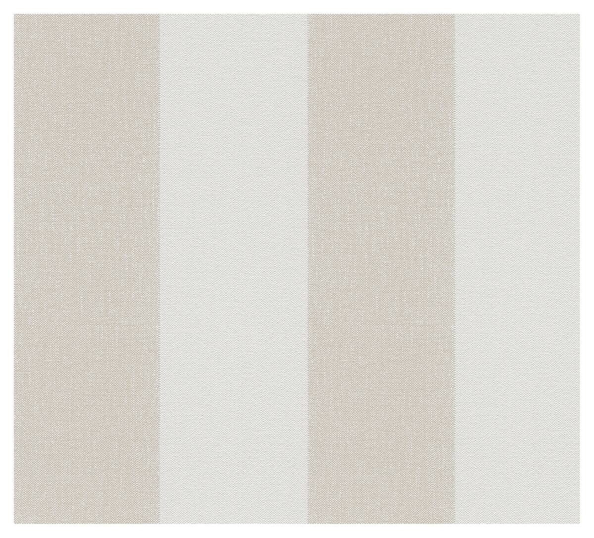 A.S.Creation Tapete creme braun beige B/H/D: ca. 52x250x7,5 cm