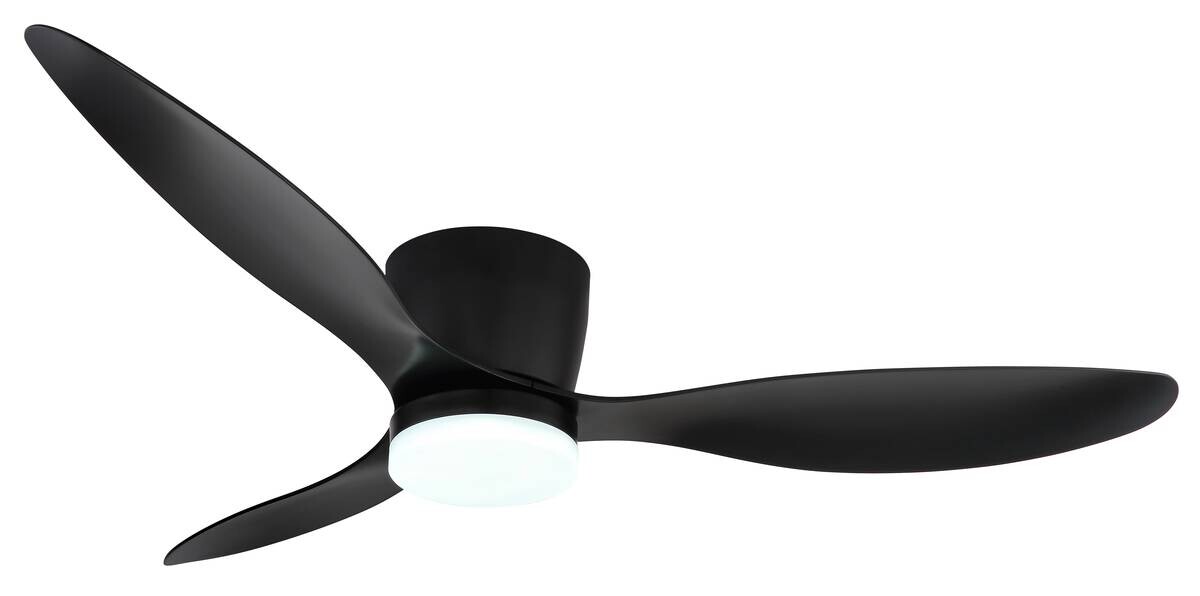 GLOBO Deckenventilator schwarz B/H/L: ca. 30,5x24x65 cm max. 30 W