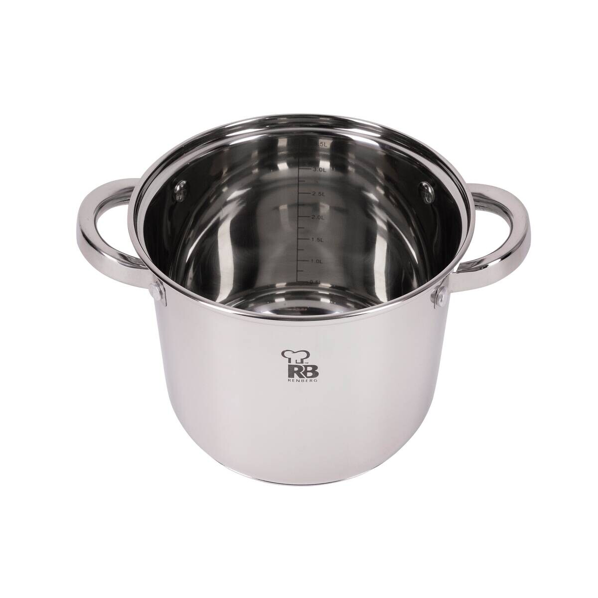 RENBERG Topf-Set SARA silber Edelstahl