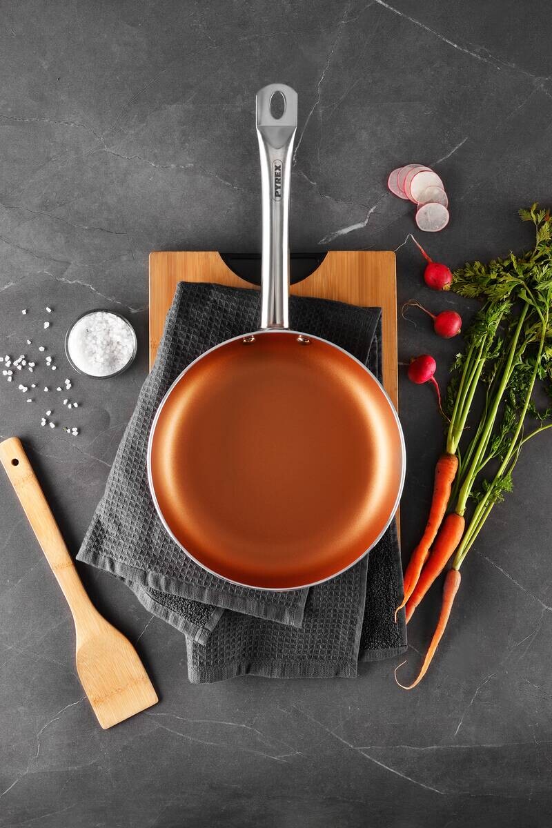 PYREX Pfannenset COPPER SPECIAL Kupfer Aluminium 3 tlg.