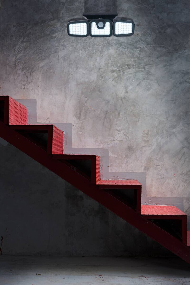 Außenwandleuchte 1394522 schwarz Kunststoff B/H/T: ca. 28,3x11x13,5 cm