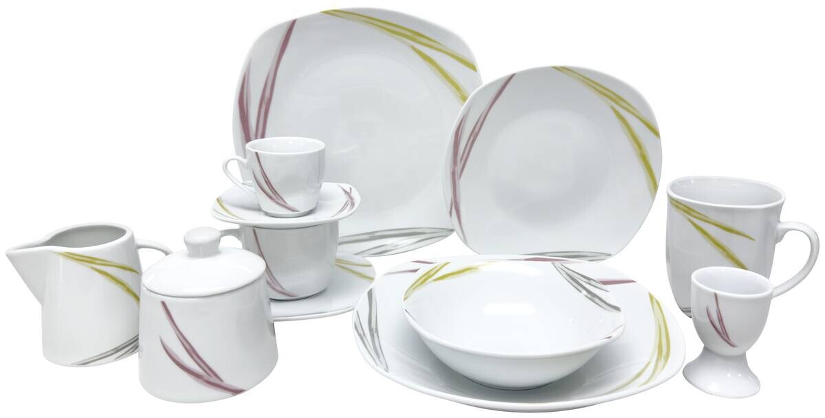 Kevoli home Kombiservice weiß Porzellan 1 tlg.