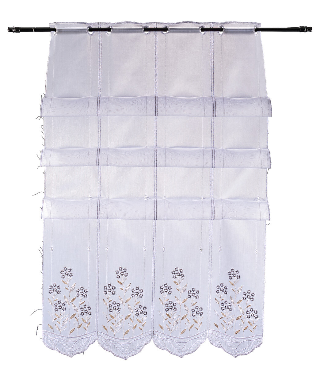 Clipstore-Meterware Nadja beige H: ca. 140 cm