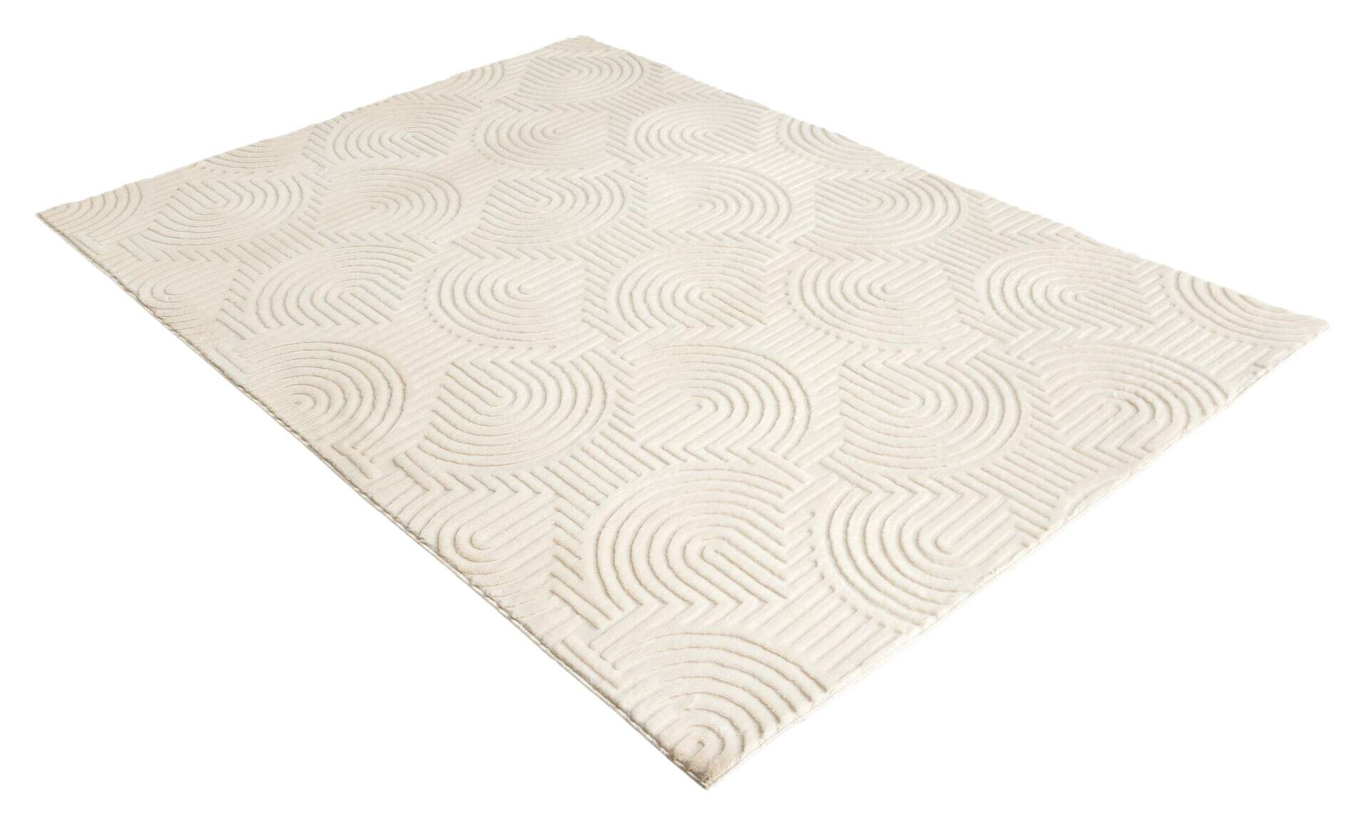 Obsession Teppich Zen Sei creme B/H/L: ca. 120x12x170 cm