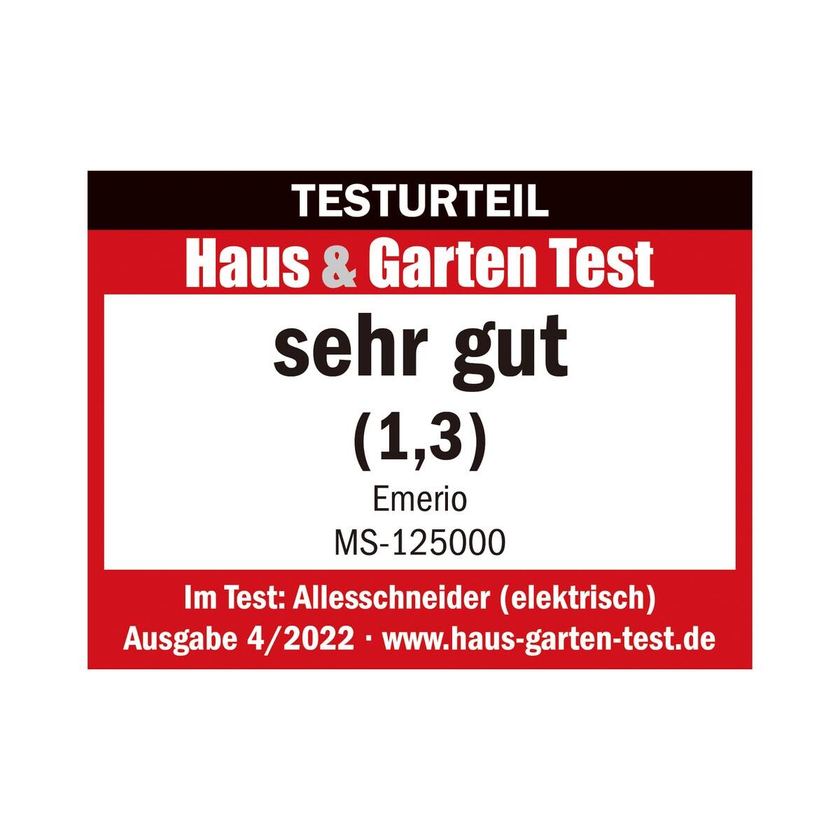 Emerio Allesschneider MS-125000 weiß Edelstahl Kunststoff B/H/T: ca. 19,6x25x33 cm