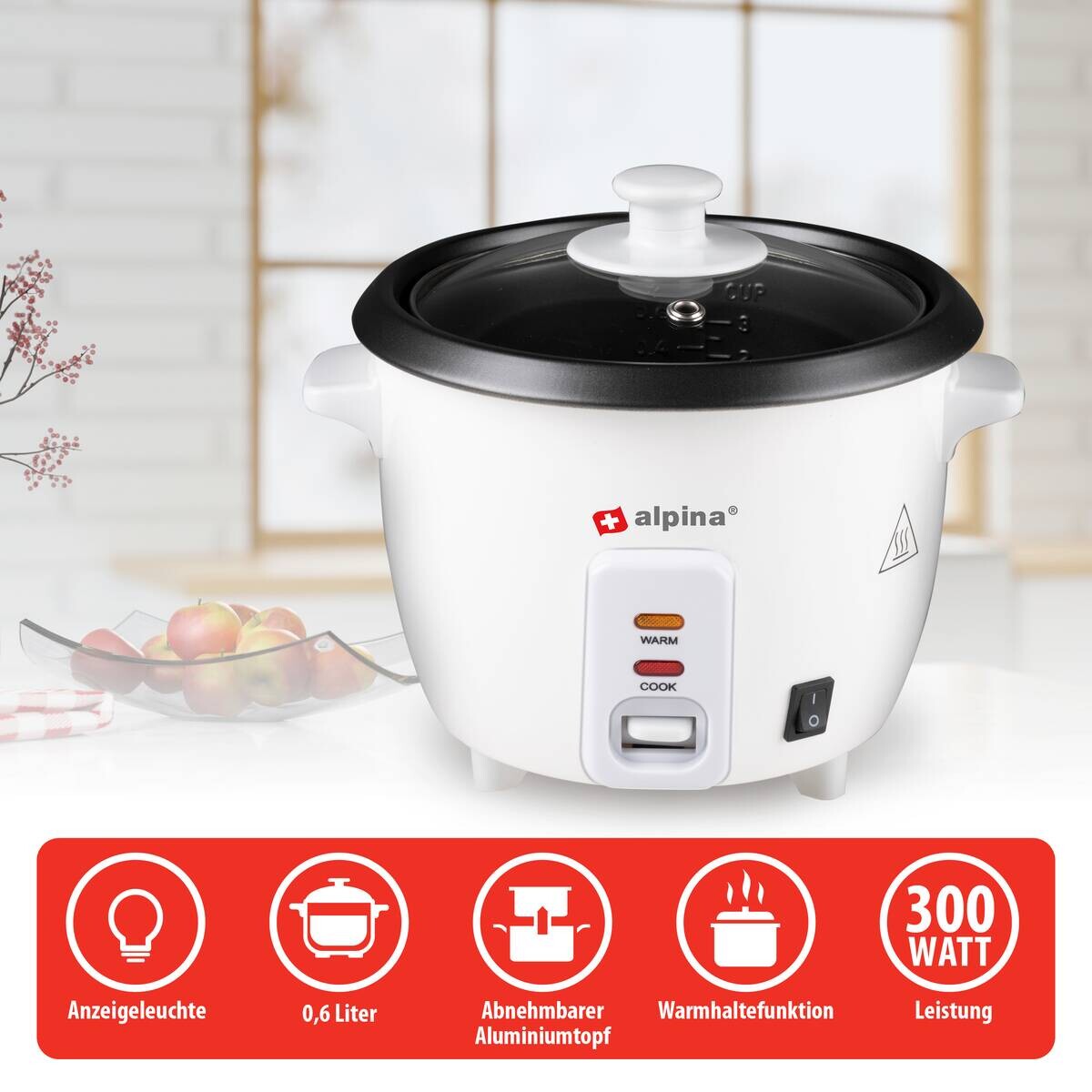 alpina Reiskocher weiß