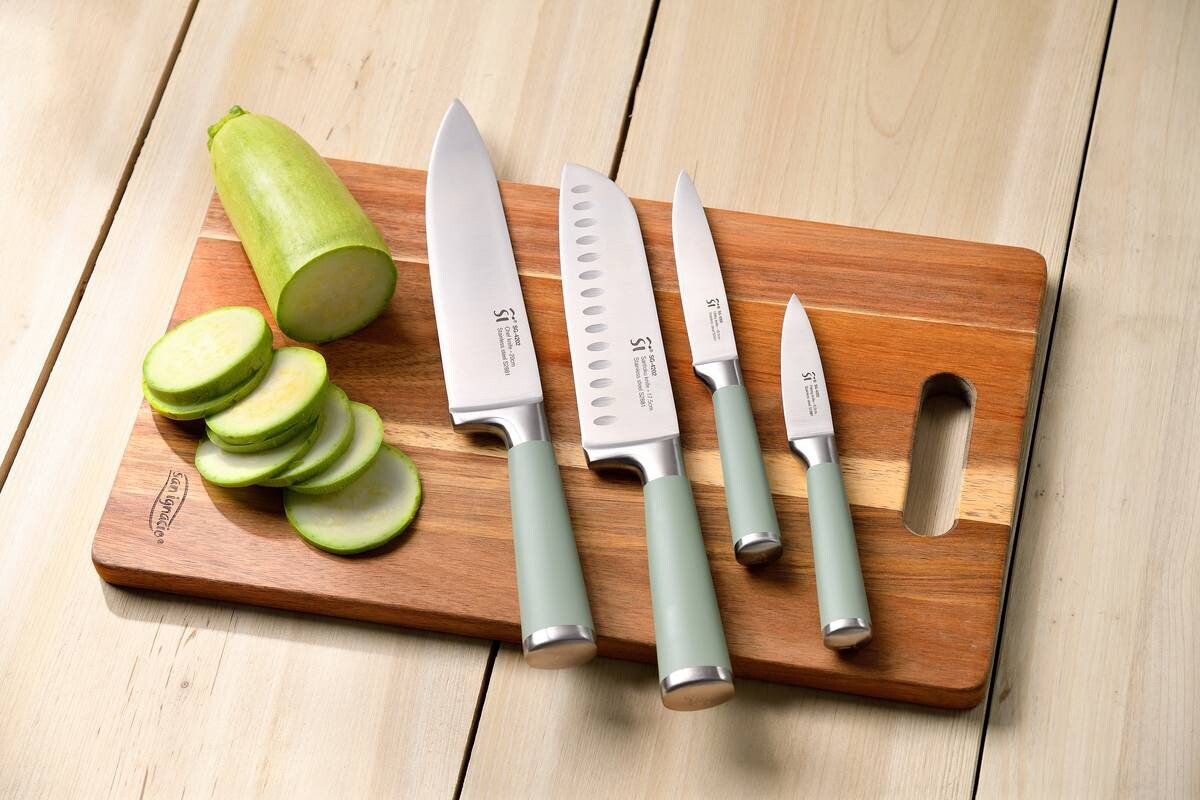 SAN IGNACIO Messerset Moods silber Edelstahl 4 tlg.