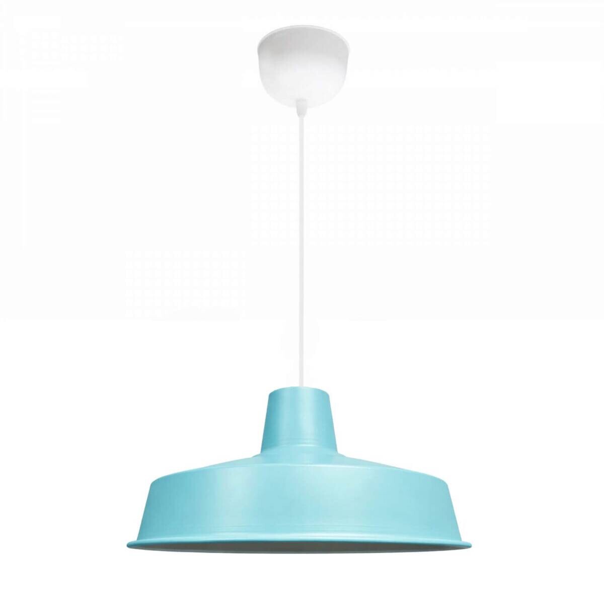 Opviq Pendelleuchte blau B/H/T: ca. 35x100x35 cm E27 1 Brennstellen