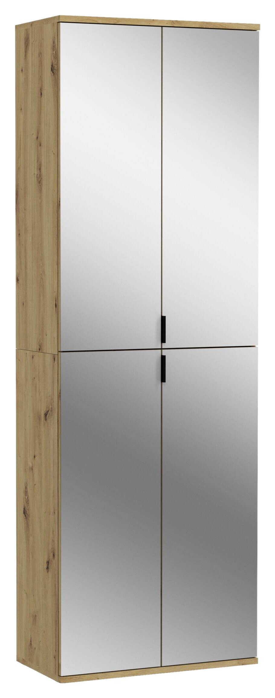 Spiegelschrank PROJEKT Eiche Artisan Nachbildung Spiegel Spanplatte B/H/T: ca. 61x193x34 cm